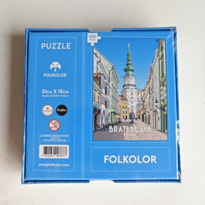 Rompecabezas de 100 Piezas de Alta Calidad, Personalizado, a Todo Color, de Cartón, Educativo, con Diseño de Bratislava, Eslovaquia, para Adultos - Product Image 4