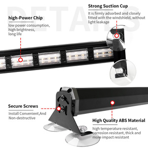 Jinxin xe khẩn cấp đèn flash xe tín hiệu giao thông cảnh báo nhấp nháy chạy thanh ánh sáng nước - Product Image 2