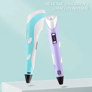 ของขวัญสำหรับเด็ก3D ปากกาหน้าจอ Led Diy Pla เส้นใยของเล่นสร้างสรรค์ของขวัญ3D มินิ3D การพิมพ์การวาดภาพเครื่องพิมพ์ปากกา