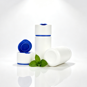 Envase de Plástico Redondo con Tapa de Rosca para Píldoras y Suplementos, con Logotipo Personalizado - Product Image 3