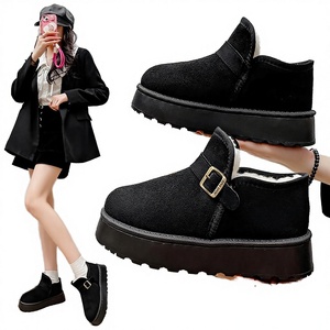 Hot Sale Winter Women's Snow Boots Slip-On Polka Dot PU Designer New Warm Plush Thick Sole Ankle Boots Fashion High Quality - Product Image 2