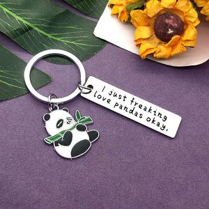 Expédition fiable, porte-clés mignon en forme de panda pour les adolescentes, les filles, les amoureux des pandas, bijoux, cadeaux, porte-clés animal, cadeau de Noël, cadeau d'anniversaire, RTS - Product Image 5