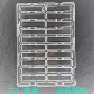 Plateau de rangement en PVC rectangulaire à 12 compartiments antistatiques pour l'organisation des outils sur le bureau - Product Image 5