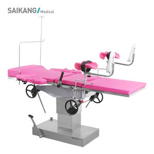 A105 SAIKANG आर्थिक धातु अस्पताल आपरेशन उपकरण Foldable मैनुअल स्त्री रोग प्रसूति वितरण तालिका - Product Image 4