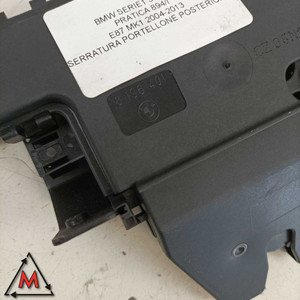 Serratura portellone posteriore 8196401 BMW Serie 1 E87 2004-2013 usata (88104) - Product Image 3