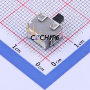 AS1E-5M-10-Z Slide Switch Through hole Component (THT) Switch Single Pole Double Throw Rectangle Pin Header PC Pin 9.5mm - Product Image 2