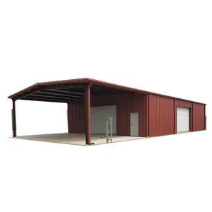 Cobertizo de metal 12x10 con garaje 30x50 Almacén de acero al aire libre rápido Cobertizo de almacenamiento moderno prefabricado 10x15 - Product Image 3