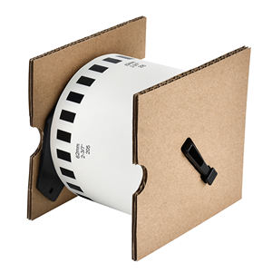 Rollo de etiquetas de transporte de papel autoadhesivo térmico blanco y negro de 62mm DK22205 Compatible con <span class=keywords><strong>impresora</strong></span> <span class=keywords><strong>Brother</strong></span> - Product Image 1