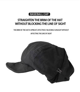 Chapeau unisexe d'été anti-UV pour le sport et la plage, style nuage, rayé, octogonal, couleur unie, à large bord, type béret, casquette de <span class=keywords><strong>peintre</strong></span>, casquette de <span class=keywords><strong>boulanger</strong></span> - Product Image 6