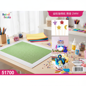 Foglio di schiuma glitterata da 2MM per progetti artigianali in Polyfoam Non adesivo 40x60CM per progetti creativi - Product Image 3