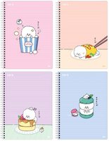 Cahier de maquillage de desserts, broches du chien, Bichon, frites, amélioré, esthétique coréenne, mignon, agenda au printemps