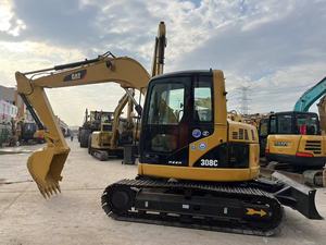 Mini Excavadora Usada CAT 308C de 8 Toneladas con Diseño de Bajo Ruido y Ahorro de Energía para Excavación de Zanjas en Huertos - Product Image 2