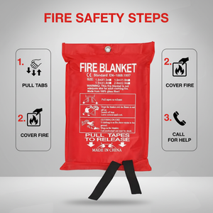 Огнеупорное покрывало из стекловолокна 1,2 м x 1,8 м для защиты от сварочных работ, аварийных ситуаций, кемпинга, дома и кухни - Product Image 6