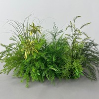 NINI Nouveau design Arche de mariage en métal avec cadre en corne de taureau et plantes vertes suspendues pour arrangement floral