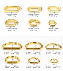 Wholesale Metal Webbing Accessories for Pet Products Colorful <b>Snap</b> <b>Hooks</b> Buckles Slide Rings and Strap Hardware - Product Image 3
