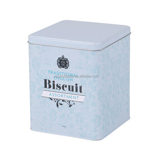 Прямоугольные прямоугольные контейнеры из оловянной жести высокого качества для чая, упаковка для косметического печенья, подарки для закусок - Product Image 4