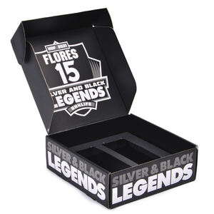 Caja de Envío de Cartón Corrugado Biodegradable con Logotipo Impreso Personalizado, Laminación Mate, Caja de Embalaje para Artículos con Inserto Personalizado - Product Image 1