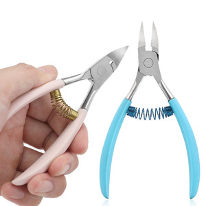 Wholesale High Quality Stainless Steel <strong>Nail</strong> Clipper Spring Straight Head Podiatry Cuticle Nippers <strong>Scissors</strong> <strong>for</strong> Ingrown <strong>Nails</strong> - Product Image 1