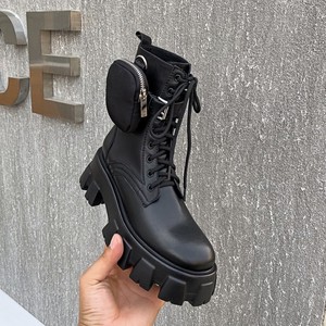 Botas <span class=keywords><strong>zapatos</strong></span> de mujer stile personalizzato nuovo arrivo piattaforma in pelle nera impermeabile design di lusso <span class=keywords><strong>stivali</strong></span> per le donne - Product Image 4