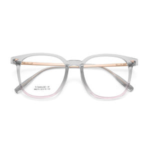 Monture de lunettes ovale tendance en titane M8219, monture intégrale antidérapante unisexe, origine Danyang - Product Image 3