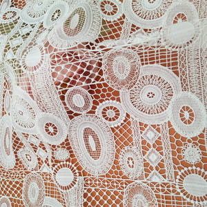 ผ้าปักลายดอกไม้ลูกไม้ให้ความสดชื่นคุณภาพสูงเส้นใยคุณภาพสูงสำหรับเสื้อผ้า - Product Image 4