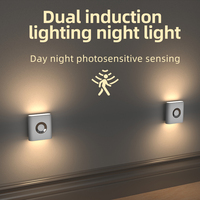 GGbingo Lampe de nuit LED rechargeable avec détecteur de mouvement Smart Home USB Lumière décorative pour chambre d'enfant et salon