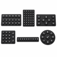 Clavier numérique personnalisé pour appareils industriels, clavier en silicone pour contrôle d'accès et sécurité, clavier à code