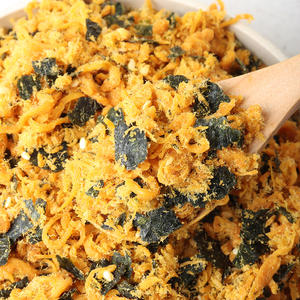 Süß Schmeckende Gebackene Hühnerfleisch-Flocken Getrocknetes Fleisch mit Kräftigem Geschmack Knusprige Nahrhafte Harte Fleischsnacks Konghong 2,5kg Beutel - Product Image 3