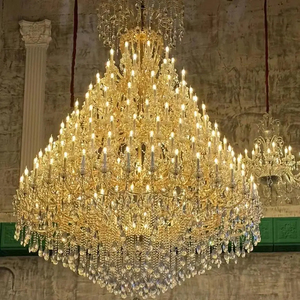 <span class=keywords><strong>Lustre</strong></span> en cristal K9 moderne et européen de luxe <span class=keywords><strong>pour</strong></span> le salon, le hall de l'hôtel, la villa, l'intérieur, avec télécommande, hauteur réglable - Product Image 2