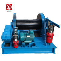 Treuil électrique hydraulique à câble personnalisable 0,5T 1T 1,5T 2T 3T 5T, double tambour, vitesse rapide, treuil électrique portable
