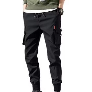 Wholesale Custom High Quality Lightweight Track Sweat Pants Waterproof Blank Men Joggers Cargo for Men's Pants <b>Trousers</b> - Product Image 3