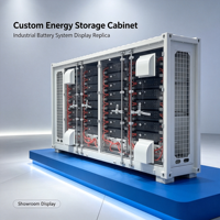 Modèle d'affichage d'armoire de stockage d'énergie industrielle personnalisée