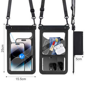 Pochette étanche pour téléphone IPX8 de 7,5/8,5 pouces, grande taille, sac de sport sec pour la plage avec fonction flottante pour téléphones portables - Product Image 5