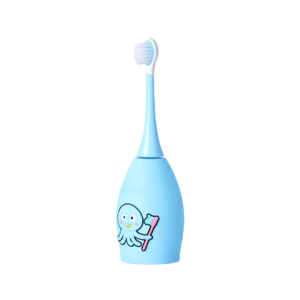 <span class=keywords><strong>Brosse</strong></span> à dents électrique rechargeable pour enfants, charge rapide, design adorable en forme de pieuvre, tête de <span class=keywords><strong>brosse</strong></span> en U et droite incluses - Product Image 1