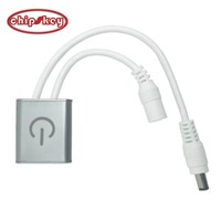 Portátil pequeña automática Sensor táctil interruptor 12V 3A 24V DC Ajuste de brillo Dimmer táctil de interruptor para tira LED luz de la lámpara
