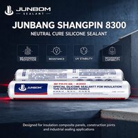 Scellant silicone neutre avancé JUNBOM 8300, monocomposant, durcissement neutre, pour l'étanchéité des panneaux d'isolation thermique, emballage personnalisé