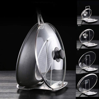 Support moderne pour casseroles à deux niveaux en acier inoxydable Support de rangement pour épices de cuisine multifonctionnel minimaliste