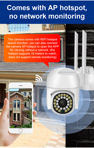 Caméra intelligente sans fil pour bébé, Audio bidirectionnel, <span class=keywords><strong>Babyphone</strong></span> 360, sécurité domestique, Wifi, vidéo, moniteur pour bébé - Product Image 2