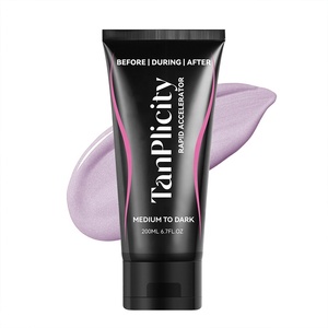 لوشن تسمير البشرة للجسم بعلامة تجارية خاصة مع زيت جوز الهند، كريم تسمير للأشعة فوق البنفسجية - Product Image 1