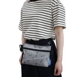 Easy Carrying Outdoor Pet <b>Dog</b> <b>Treat</b> <b>Training</b> Pouch Waste <b>Bag</b> with Poop <b>Bag</b> Dispenser, Removable Inner Pocket and Shoulder Strap - Product Image 3