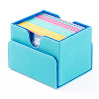 Boîte de rangement pour cartes 100+ avec couvercle détachable Vault X, boîte de rangement pour cartes à collectionner TCG, capacité de 100+ cartes à double pochette, boîte de rangement pour cartes de sport et de collection