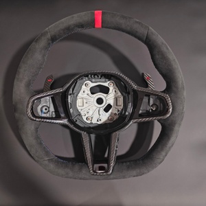 Volante Deportivo TY M Performance en Alcántara para <span class=keywords><strong>BMW</strong></span> X1 X2 X3 X4 X5 X3m X4m X5m G20 G22 G42 G30 G80 G82 F90 M2 M3 M4 <span class=keywords><strong>M5</strong></span> - Product Image 1