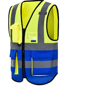 Gilet de sécurité réfléchissant personnalisé de haute qualité, design camouflage premium, vêtements de sécurité à marque privée, 100% polyester - Product Image 2