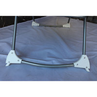 Lit de bébé pliable portable européen en métal, berceau pliable pas cher avec moustiquaire pour nouveau-né