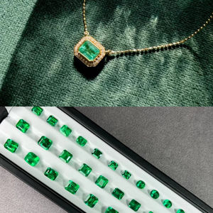 Telula תכשיטים תעודת אמרד סיטוני צורות שונות מעבדה קולומביה גדל אמרלד אבן משובצת אבן משובצת אבן מרופפת אבן חן רופפת - Product Image 5