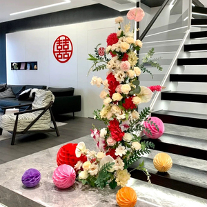 Flores de rosas artificiales de una sola rama de alta calidad, rosas de tacto Real para decoración de bodas, venta al por mayor, arbustos artificiales, hierba - Product Image 5