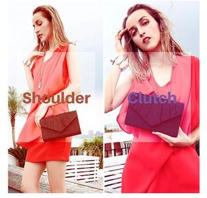 Sacs de soirée en velours pour femmes, pochette plissée, portefeuille enveloppe à bandoulière à chaîne, nouvelle collection, 2020 - Product Image 2