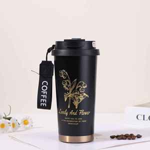 500ml 304 Stainless Steel Vacuum Insulated Coffee Mug — Thermos <b>Hot</b> Cold Cup for Home Office - Product Image 5