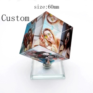 Magic <span class=keywords><strong>Cube</strong></span> de <span class=keywords><strong>Photo</strong></span> <span class=keywords><strong>3d</strong></span> gravé au Laser, cadre de <span class=keywords><strong>Photo</strong></span> en cristal, <span class=keywords><strong>Cube</strong></span> pour mariage, mis à niveau - Product Image 3