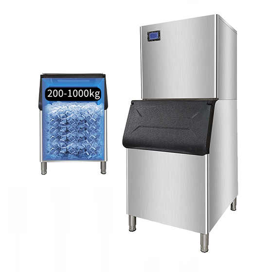 Industrial Ice Maker Machine 1Ton 1000kg Stainless Steel Commercial Ice industrial-ice-maker-machine-1ton-1000kg-stainless-steel-commercial-ice